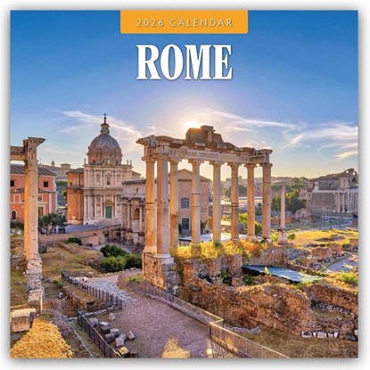 Rome 2026 Square Wall Calendar, Red Robin - Paperback - 9781837010264