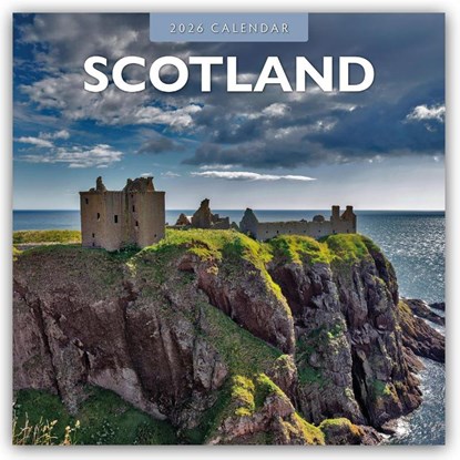 Scotland 2026 Square Wall Calendar, Red Robin - Paperback - 9781837010424