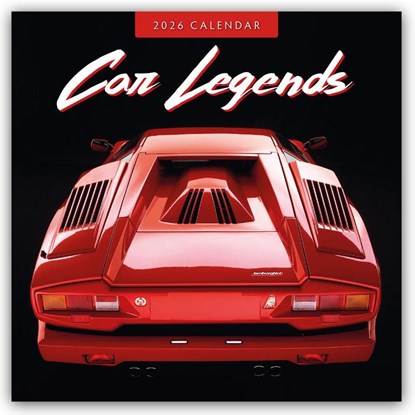 Car Legends 2026 Square Wall Calendar, Red Robin - Paperback - 9781837010493
