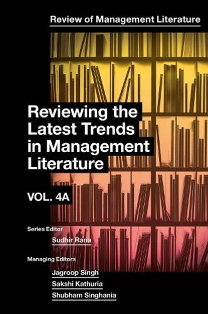 Reviewing the Latest Trends in Management Literature, Sudhir (Gulf Medical University Rana - Gebonden - 9781837087570