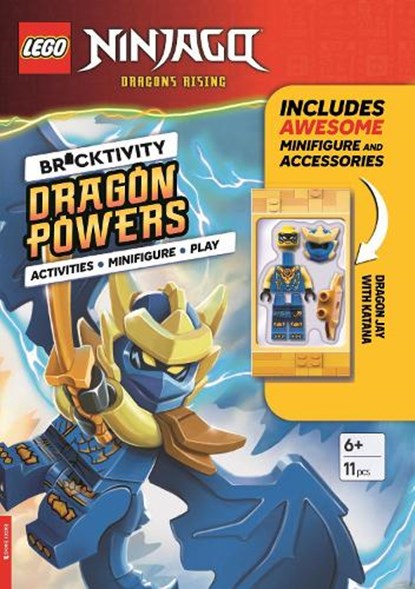LEGO® NINJAGO®: Dragon Powers (with Dragon Jay minifigure and katana sword), LEGO® ; Buster Books - Paperback - 9781837251766