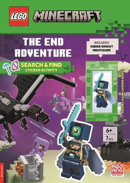 LEGO® Minecraft™: The End Adventure Search & Find Sticker Activity Book (with Ender Knight minifigure and sword), LEGO® ; Buster Books - Paperback - 9781837251780