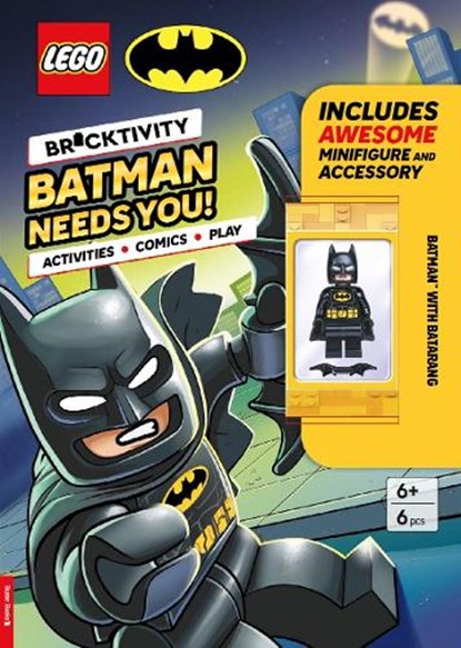 LEGO® Batman™: Batman Needs You! (with LEGO Batman minifigure and batarang), LEGO® ; Buster Books - Paperback - 9781837251797