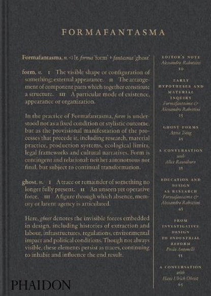 Formafantasma, Paola Antonelli ; Emanuele Coccia ; Alessandro Rabottini ; Andrés Jaque - Gebonden - 9781837290994