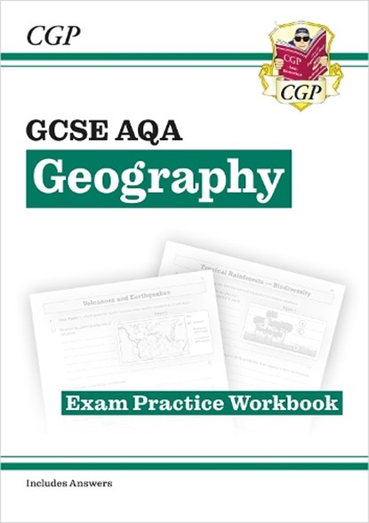 GCSE Geography AQA Exam Practice Workbook (includes answers), CGP Books - Paperback - 9781837740642