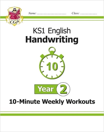 KS1 Year 2 English Handwriting 10-Minute Weekly Workouts, CGP Books - Paperback - 9781837742059