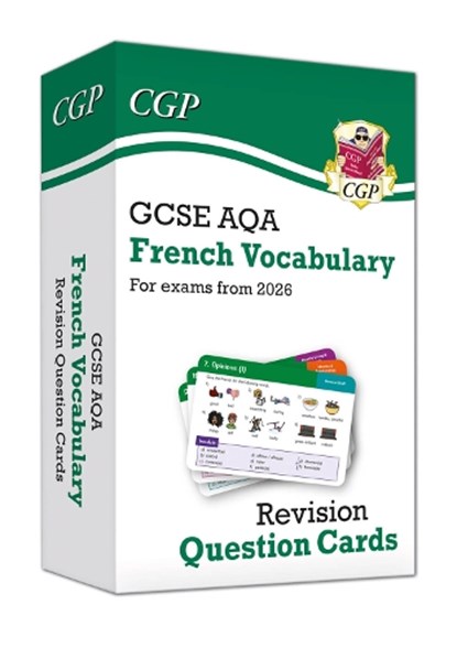 New GCSE AQA French: Vocabulary Revision Question Cards (for exams from 2026), CGP Books - Gebonden - 9781837742240