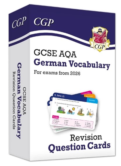 New GCSE AQA German: Vocabulary Revision Question Cards (for exams from 2026), CGP Books - Gebonden - 9781837742264