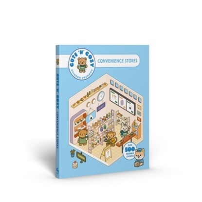 Cute 'n' Cozy Sticker Therapy: Convenience Stores, Skittledog - Paperback - 9781837761401
