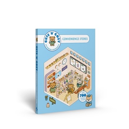 Cute 'n' Cozy Sticker Therapy: Convenience Stores, Skittledog - Paperback - 9781837761401