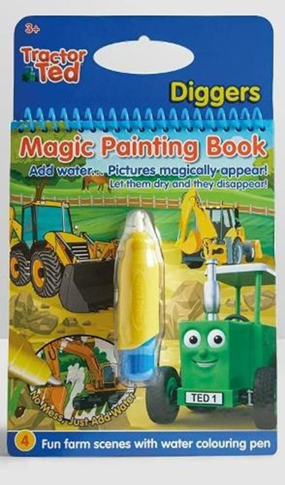 Tractor Ted Magic Painting Book - Diggers, Alexandra Heard - Gebonden - 9781838405724