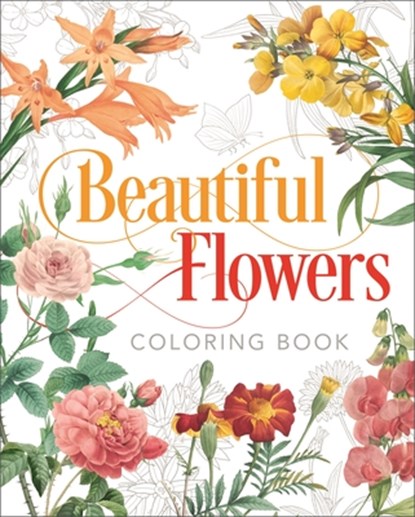 Beautiful Flowers Coloring Book, Peter Gray - Paperback - 9781838576035