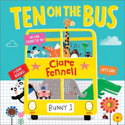 Ten on the Bus, Clare Fennell - Gebonden - 9781839133749