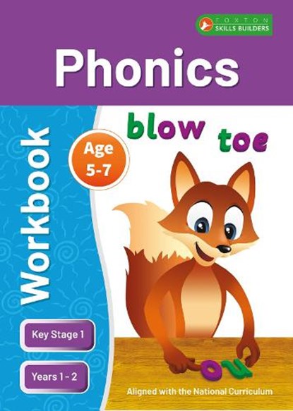 KS1 Phonics Workbook for Ages 5-7 (Years 1 - 2) Perfect for learning at home or use in the classroom, Foxton Books - Paperback - 9781839250736