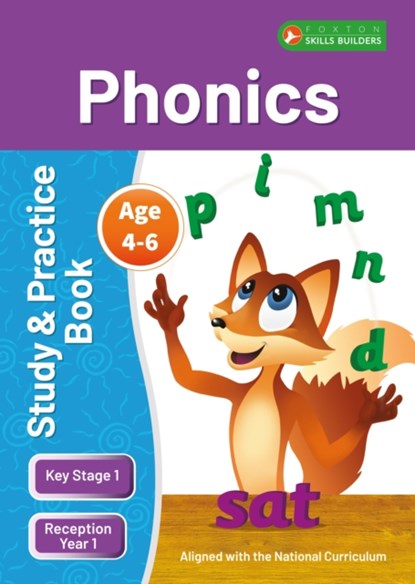 KS1 Phonics Study & Practice Book for Ages 4-6 (Reception -Year 1) Perfect for learning at home or use in the classroom, Foxton Books - Paperback - 9781839251252