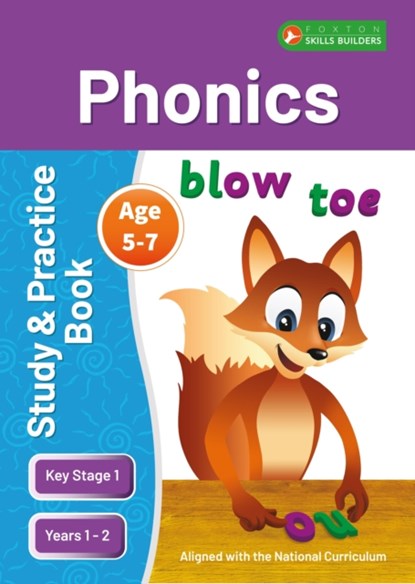 KS1 Phonics Study & Practice Book for Ages 5-7 (Years 1-2) Perfect for learning at home or use in the classroom, Foxton Books - Paperback - 9781839251269