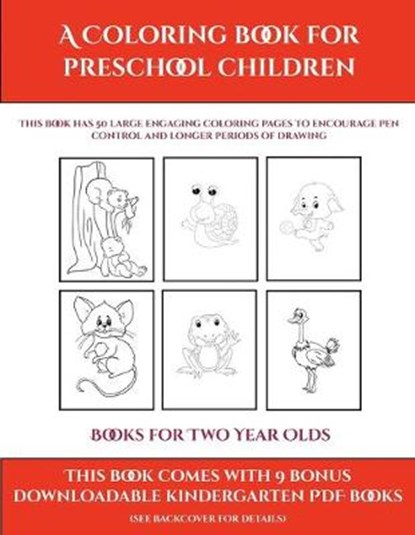 Books for Two Year Olds (A Coloring book for Preschool Children), MANNING,  James - Paperback - 9781839290886