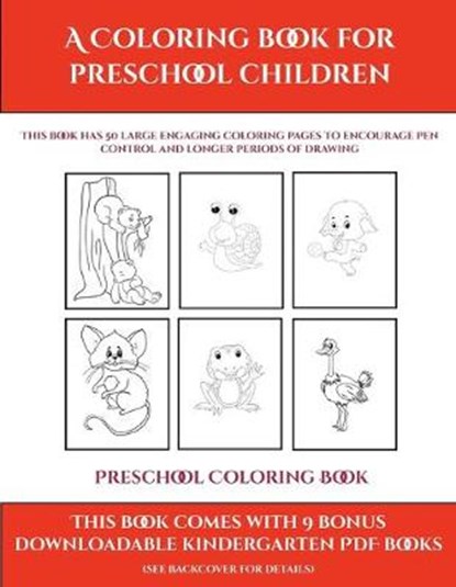 Preschool Coloring Book (A Coloring book for Preschool Children), MANNING,  James - Paperback - 9781839291272