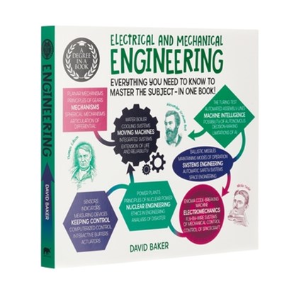 A Degree in a Book: Electrical and Mechanical Engineering: Everything You Need to Know to Master the Subject - In One Book!, David Baker - Paperback - 9781839406676