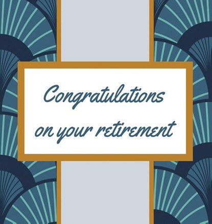Retirement Guest Book with lined pages (hardback), Lulu and Bell - Gebonden - 9781839900549