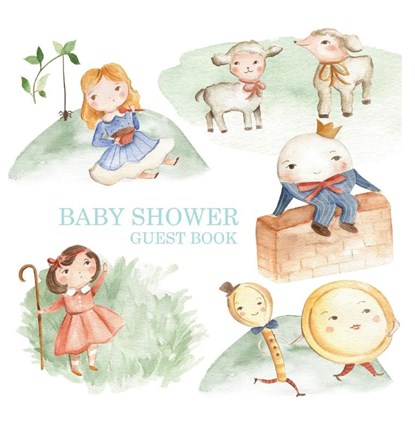 Nursery Rhyme Baby Shower Guest Book, Lulu and Bell - Gebonden - 9781839900716