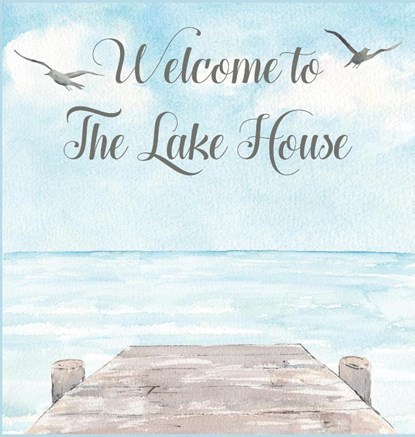 Lake house guest book (Hardcover) for vacation house, guest house, visitor comments book, Lulu and Bell - Gebonden - 9781839900761