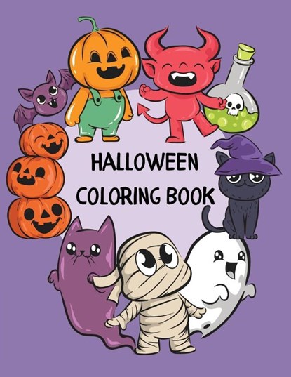 Halloween Coloring Book for Kids, Lulu And Bell - Paperback - 9781839903106