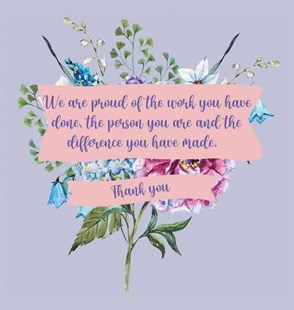 Happy Retirement Guest Book with lined pages (hardback), Lulu And Bell - Gebonden - 9781839903670