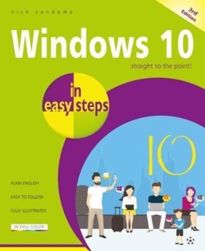 Windows 10 in easy steps, 3rd Edition, Nick Vandome - Paperback - 9781840787894