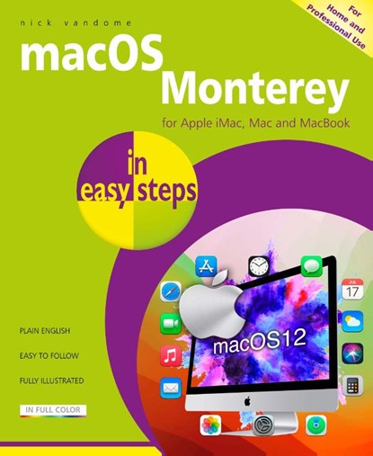 macOS Monterey in easy steps, Nick Vandome - Paperback - 9781840789461