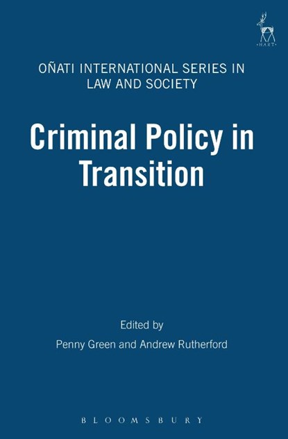 Criminal Policy in Transition, Penny Green ; Andrew Rutherford - Gebonden - 9781841131887