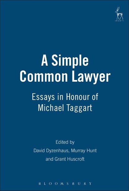 A Simple Common Lawyer, David Dyzenhaus ; Murray Hunt ; Grant Huscroft - Gebonden - 9781841139234