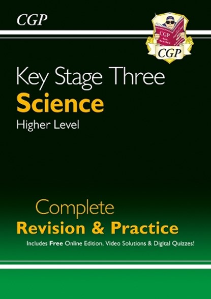 KS3 Science Complete Revision & Practice – Higher (includes Online Edition, Videos & Quizzes): for Years 7, 8 and 9, CGP Books - Paperback - 9781841463858