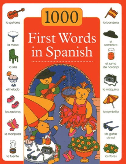 1000 First Words in Spanish, Sam Budds - Gebonden - 9781843229599