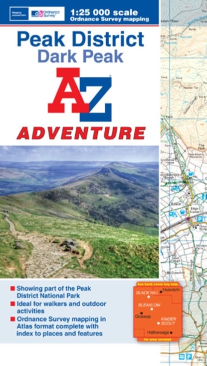 Dark Peak Adventure Atlas, Geographers' A-Z Map Company - Paperback - 9781843488712