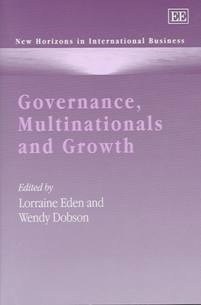 Governance, Multinationals and Growth, Lorraine Eden ; Wendy Dobson - Gebonden - 9781843769095