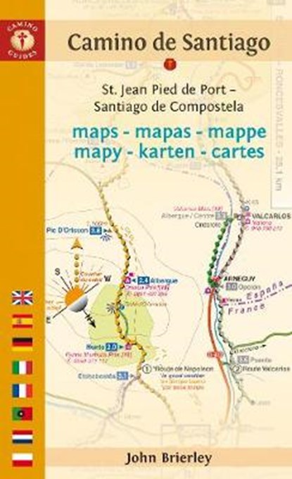 Camino de Santiago Maps - Mapas - Mappe - Mapy - Karten - Ca, niet bekend - Paperback - 9781844096831