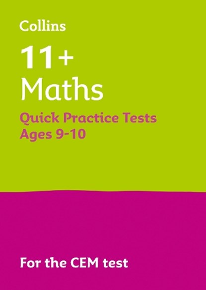 11+ Maths Quick Practice Tests Age 9-10 (Year 5), Letts 11+ - Paperback - 9781844198900