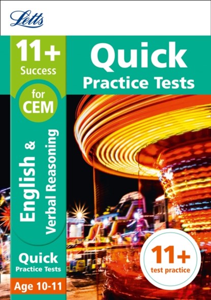 11+ Verbal Reasoning Quick Practice Tests Age 10-11 (Year 6), Letts 11+ - Paperback - 9781844198948