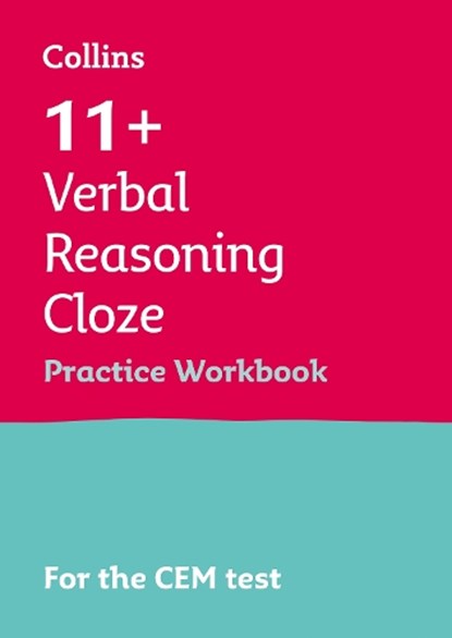 11+ Verbal Reasoning Cloze Practice Workbook, Collins 11+ - Paperback - 9781844199006