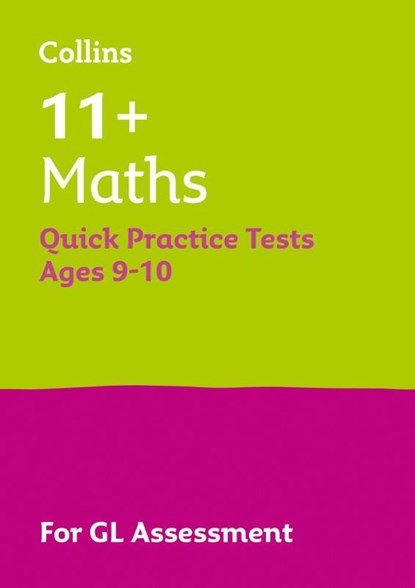 11+ Maths Quick Practice Tests Age 9-10 (Year 5), Letts 11+ - Paperback - 9781844199112