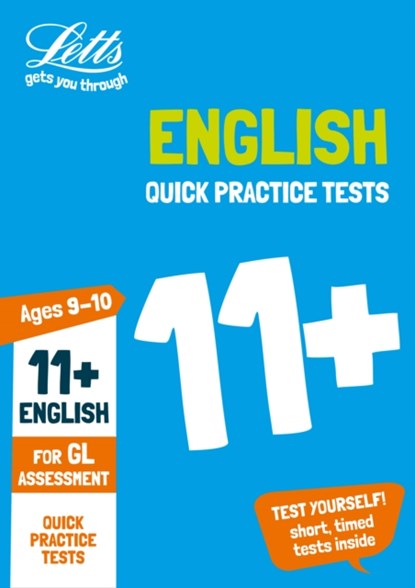 11+ English Quick Practice Tests Age 9-10 (Year 5), Letts 11+ - Paperback - 9781844199143