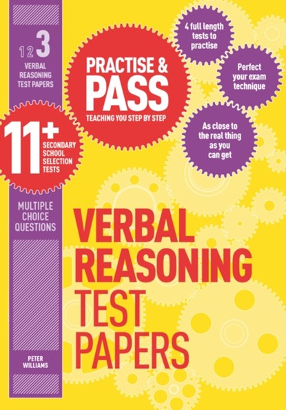 Practise & Pass 11+ Level Three: Verbal reasoning Practice Test Papers, Peter Williams - Paperback - 9781844554300