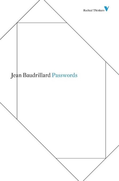 Passwords, Jean Baudrillard - Paperback - 9781844676767