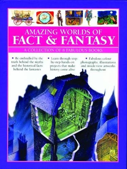 Amazing Worlds of Fact & Fantasy: A Collection of 8 Fabulous Books, Barbara Taylor ; Fiona Macdonald ; Michael Stotter ; Paul Dowswell - Gebonden - 9781844777235