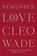 Remember Love, Cleo Wade - Gebonden - 9781846047725