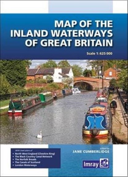 Map of the Inland Waterways of Great Britain, Jane Cumberlidge - Paperback - 9781846238277