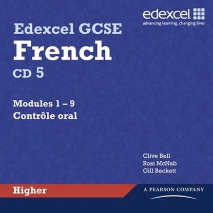 Edexcel GCSE French Higher Audio CDs, BELL,  Clive ; Mclachlan, Anneli ; Beckett, Gill - AVM - 9781846904875