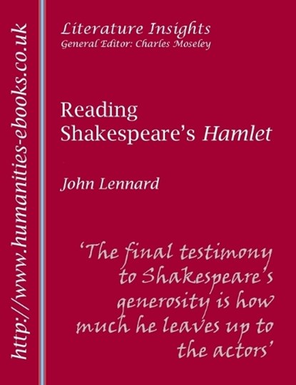 William Shakespeare "Hamlet", John Lennard - Paperback - 9781847600844