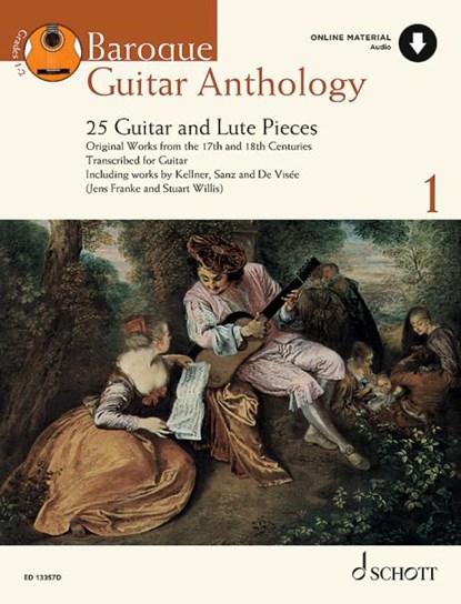 Baroque Guitar Anthology, Band 1, Jens Franke - Overig - 9781847615473